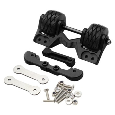 Regulowany kąt Wheelie Bar Assembly Head Up Wheel dla Maxx Monster Black