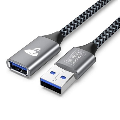 KABEL PRZEDŁUŻACZ FAST USB 3.0 ŻEŃSKI-MĘSKI 3M