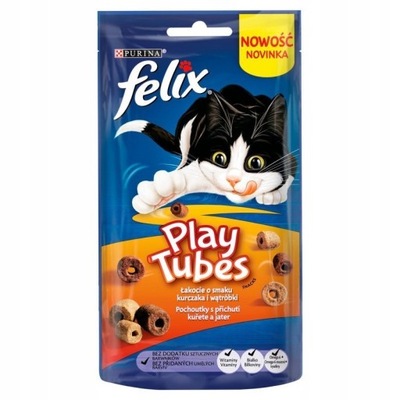 FELIX Play Tubes Kurczak Wątróbka 50g