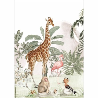 Plakat dla dzieci 50x70 shining żyrafa PS075