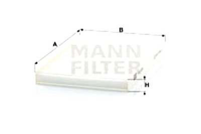 MANN-FILTER FILTRAS KABINOS MAN LION´S COACH LION´S STAR MERCEDES ACTROS 