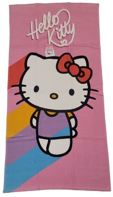 HELLO KITTY Ręcznik Dziecięcy Bawełniany 70 x 140