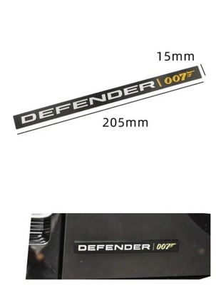 Эмблема значок logo надпись land rover defender 007 bond фото №1