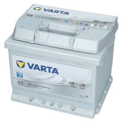 АККУМУЛЯТОР VARTA SILVER 12V/52AH 520A C6 OKAZJA