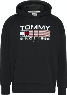 TOMMY HILFIGER BLUZA MĘSKA ATHLETIC CZARNA r.L