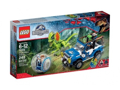 LEGO 75916 Jurassic World | Zasadzka Dilofozaura | Gray Mitchell Dinozaur