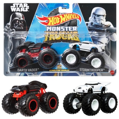 Hot Wheels Monster Trucks DARTH VADER vs STORMTROOPER HLT59