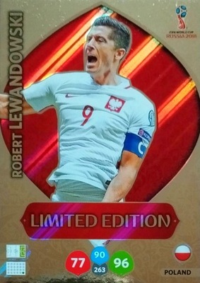 WORLD CUP RUSSIA 2018 LIMITED mała ROBERT LEWANDOWSKI POLSKA