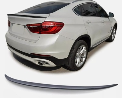 Спойлер спойлер накладка bmw x6 f16 чорний блиск фото №1
