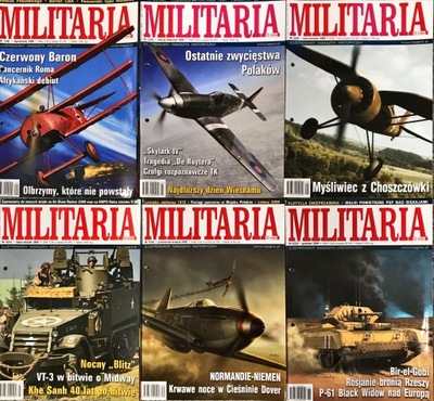 6X MILITARIA ILUSTROWANY MAGAZYN HISTORYCZNY ROK 2009