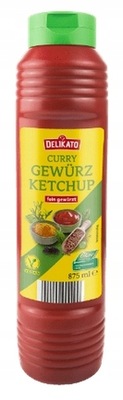 Delikato 875ml CURRY GEWURZ KETCHUP DELIKAT, łagodny ketchup z curry