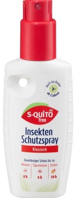 S-quitofree spray na komary, kleszcze 100 ml z NIEMIEC