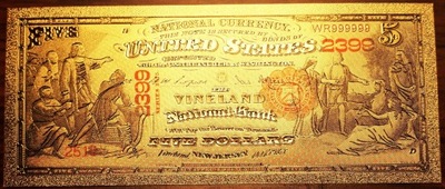 USA ,5 Dolarów ,Okolicznościowy banknot kolekcjon.
