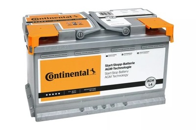 CONTINENTAL 2800012007280 AKUMULIATORIUS 12V 80AH 800A AGM L4 