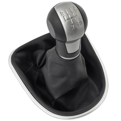 Ручка переключения передач чехол seat leon 2005- 6g фото №1