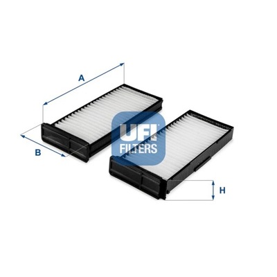 FILTR, VĖDINIMAS VIETOS PASAZERSKIEJ UFI 53.338.00 