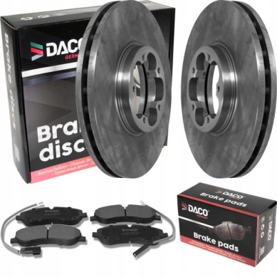 Гальмівні диски i гальмівні колодки ford transit custom 12- перед фото №1