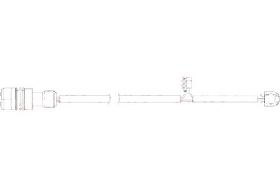 QUICK BRAKE ДАТЧИК ZUŻYCIA КОЛОДОК ТОРМОЗНЫХ ПЕРЕД PORSCHE 911 3.3