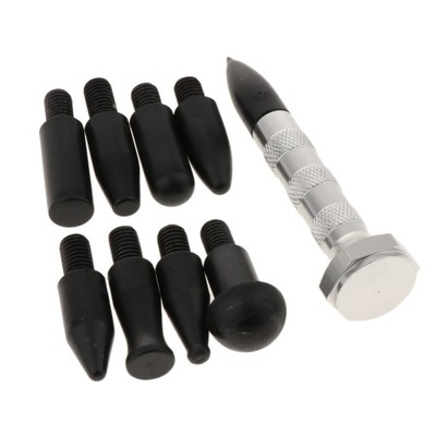 9pcs Paintless Dent Repair Tap Down Pen Silver фото