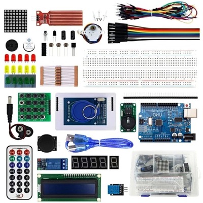 ZESTAW STARTOWY PROGRAMOWANIA ANDUINO UNO R3 PROJECT XXL