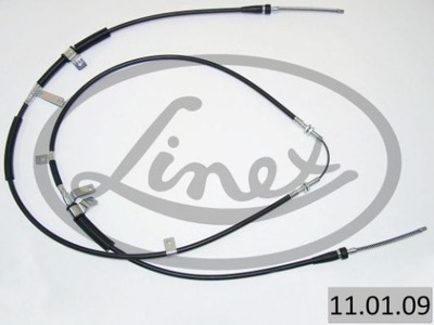 LINEX 11.01.09 CABLE FRENOS LEWY/PRAWY PARTE TRASERA  