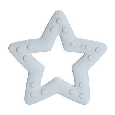 Gryzak Baby Bitie Star Baby Blue 3m+ Bibs