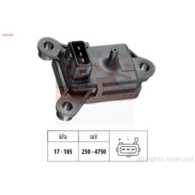 SENSOR DE PRESIÓN POWIETRZA, ADAPTACJA WYSOKOSCIOWA EPS 1.993.003  