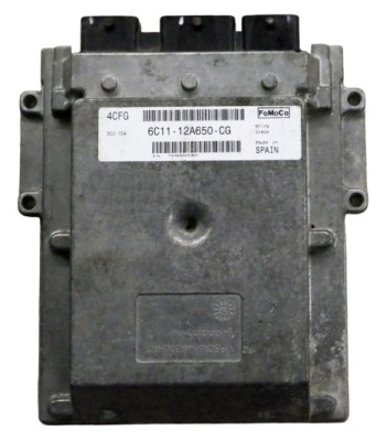 Блок управления двигателя ford transit 7 2.4 tdci 6c11-12a650-cg 4cfg + programowan фото №1