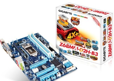 Płyta główna Gigabyte GA-Z68MA-D2H-B3 Socket 1155 I3, I5, I7 4xDDR3 (32GB)