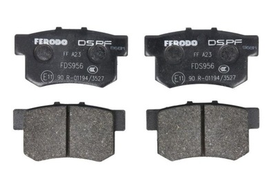 Fds956 ds.performance ferodo гальмівні колодки honda civic ep3 integra s2000 фото №1