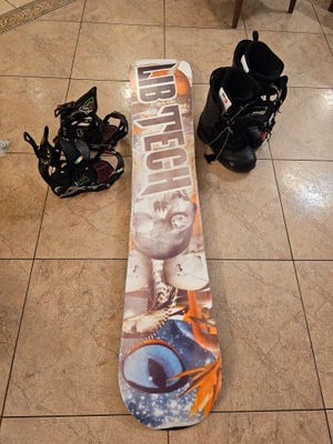 Deska Snowboard Lib Tech TRS 159 buty Northwave 44 wiązania SP sLab one