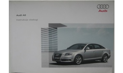 AUDI A6 C6 RESTYLING 2008-2011 POLSKA LIBRO MANTENIMIENTO ORIGINAL  