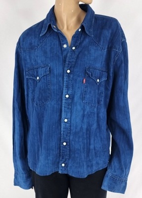 Levi's Niebieska Dżinsowa Koszula 44 2XL
