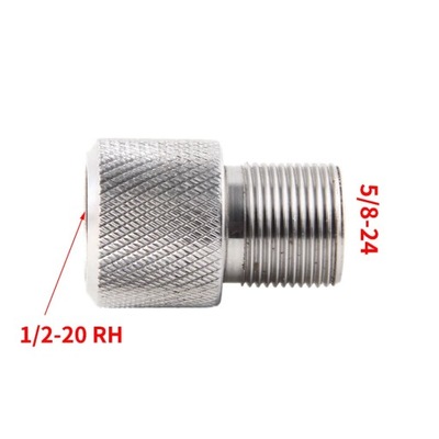 STAINLESS STEEL THREAD ADAPTADOR 1/2-28 M14X1 M  