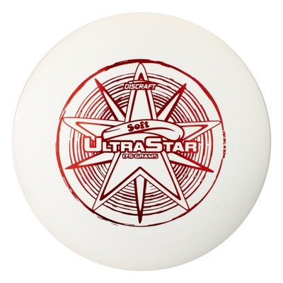 DYSKI DISCRAFT 175 G. Soft ULTIMATE FRISBEE Biały