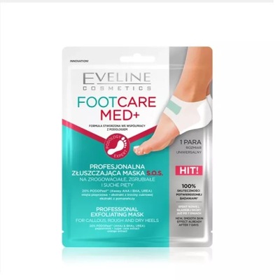 EVELINE FOOT CARE MED MASKA ZŁUSZCZAJĄCA NA PIĘTY