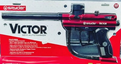 Marker Paintball Speedball Spyder Victor Czerwony