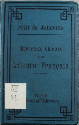 Morceaux Choisis des Auteurs Francais cz 1 i 2