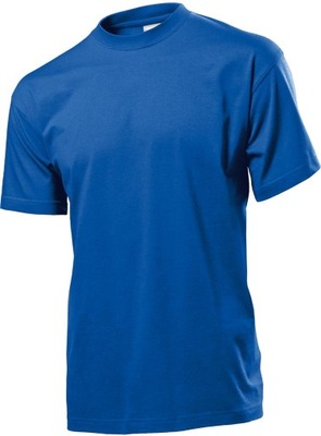 T-shirt Stedman koszulka bawełniana niebieska XL