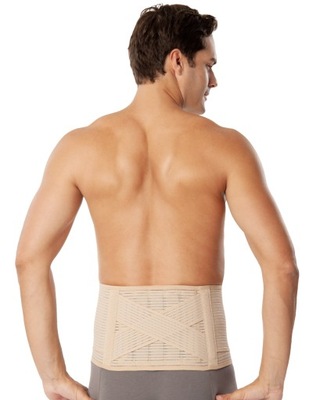 PAS LĘDŹWIOWO KRZYŻOWY NISKI 20 CM (L)