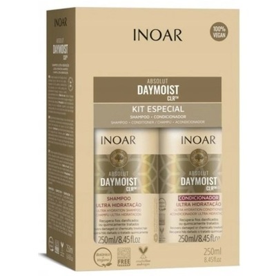 Inoar Absolut Daymoist CLR Duo zestaw nawilżający szampon i odżywka 2x250ml
