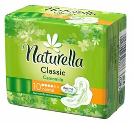 NATURELLA podpaski Classic Normal 10 szt Skrzydełk