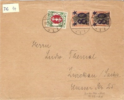 D6 - stempel DANZIG *1t