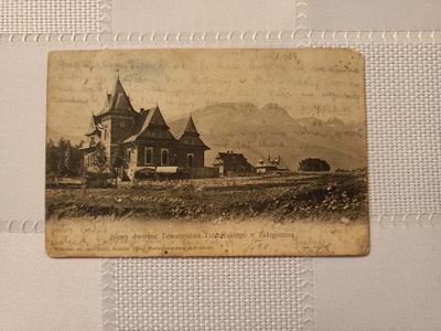 Pocztówka - Nowy Dworzec Towarzystwa Tatrzańskiego w Zakopanem 1904