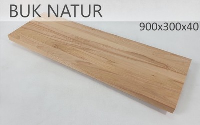 Stopnie buk natur lite 900x300x40