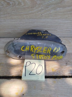 Лампа протитуманна права передня правий перед chrysler stratus фото №1