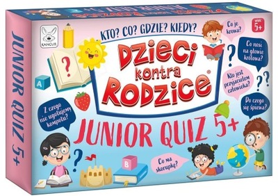 DZIECI KONTRA RODZICE. JUNIOR QUIZ 5+, KANGUR