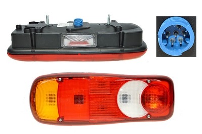 FARO PARTE TRASERA PARA RENAULT MIDLUM VOLVO RESTYLING DAF LF GNIAZDO7-PIN 2XPOZYCJA IZQUIERDA  