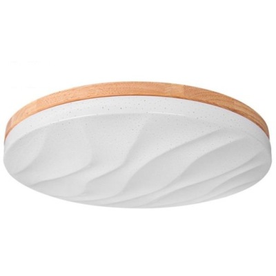 Plafon LED 3CCT 72W 50cm drewno pilot