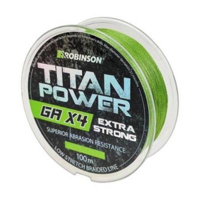 Plecionka Titan Power GA X4 0,14mm Robinson